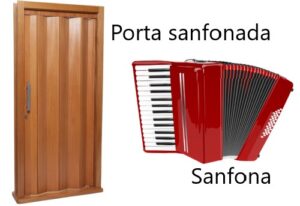Porta sanfonada
