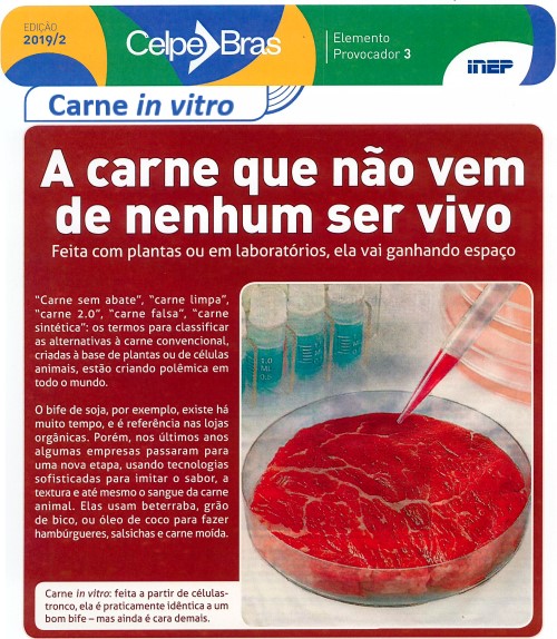 Carne in vitro Celpe-Bras 2019/2