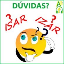 ISAR ou IZAR - Como terminam os verbos?
