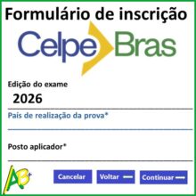 Inscrição para o Celpe-Bras