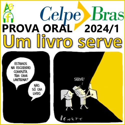 Um livro serve- Prova oral 2024/1 - Celpe-Bras na Prática