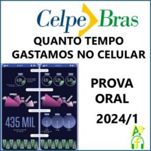 Quanto tempo gastamos no celular - Prova oral Celpe-Bras