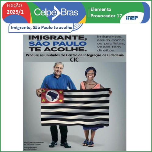 Imigrante, São Paulo te acolhe Prova oral