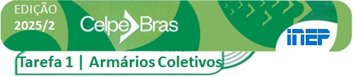 Armários coletivos Celpe-Bras 2025/2