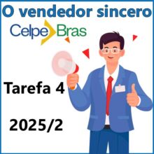 O Vendedor sincero Tarefa 4 Celpe-Bras 2025/2