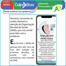 Perda auditiva vira epidemia - Prova oral 2025/2